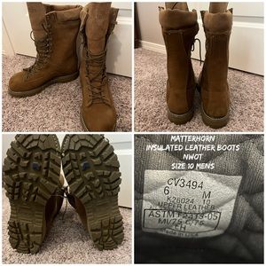 Matterhorn Corcoran Waterproof Gore-tex Boots 10" CV3494 Coyote Brown Size 10.